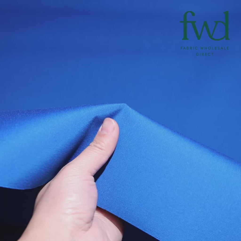 Ottertex® Outdoor Water-Repellant Fade-Resistant Acrylic Canvas (Stiff Finish, 10 Year Warranty) Royal Blue Fabric Video|SV581833
