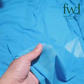 Power Mesh Turquoise Fabric Video|SV570573