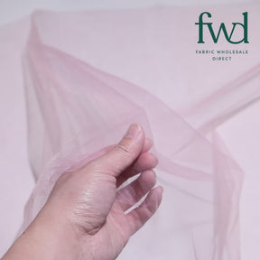 Polyester Tulle (54 Inch) Fabric Dusty Rose Video|SV571646