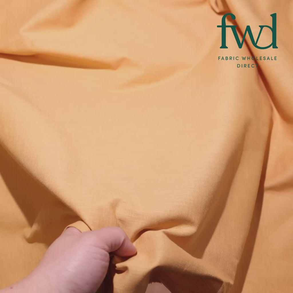 Mansa 41 Oz 100 Percent Cotton Woven Linen Fabric Gold Video|SV580945