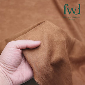 Suede Scuba Double Knit Copper Fabric Video|SV581340