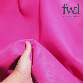 Polyester Felt (74 Inch) Fuchsia Fabric Video|SV581268