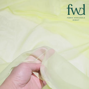 Sheer Voile (118 Inch) Lemon Fabric Video|SV570955
