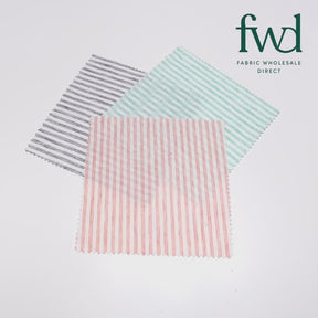 University Stripe Linen Look Fabric SV579002 Black / White 4