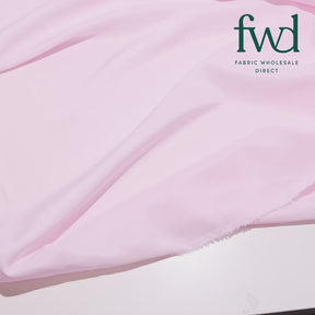 Silky Polyester Pongee Fabric Pink Video SV582882 