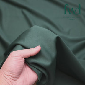 Stretch Crepe Scuba Double Knit Hunter Green Fabric Video|SV577170