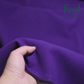 Brushed Polyester Wool Coating Purple Fabric Video|SV573846