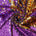 Two Sided Reversible Sequins On Stretch Mesh Fabric SV574632 Gold / Purple 1