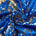 Two Sided Reversible Sequins On Stretch Mesh Fabric SV574631 Gold / Royal Blue 1