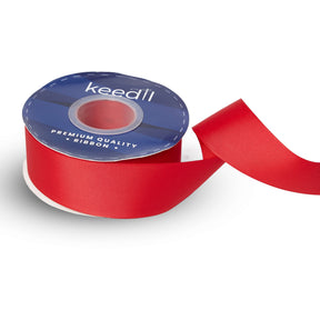 Keedil Solid 1 5 Inch Grosgrain Ribbon Red A1