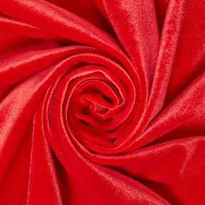 Stretch Velvet Fabric SV571498 Red Image A2