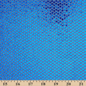 American Trans Knit Confetti Dot Sequins Fabric SV571594 Royal Blue / Royal Blue 3