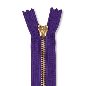 Ykk 5 Brass Closed End Jean Zipper SV578639 Royal Purple 2