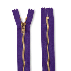 Ykk 5 Brass Closed End Jean Zipper SV578639 Royal Purple 3