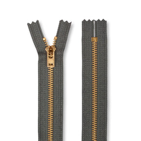 Ykk 5 Brass Closed End Jean Zipper SV578646 Slate Grey 3