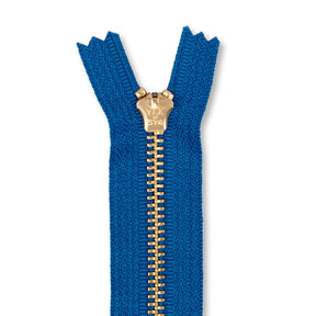 Ykk 5 Brass Closed End Jean Zipper SV578638 Seven Seas Blue 2