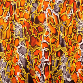 African Print Ankara Dty Fabric SV577640 Orange 1