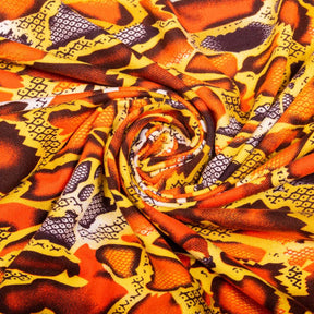 African Print Ankara Dty Fabric SV577640 Orange 2