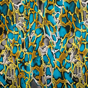 African Print Ankara Dty Fabric SV577641 Turquoise 1