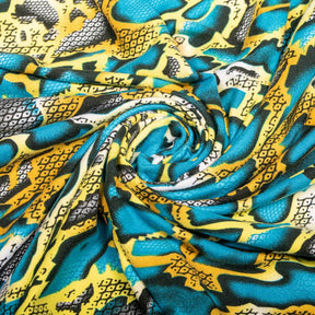 African Print Ankara Dty Fabric SV577641 Turquoise 2