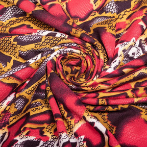 African Print Ankara Dty Fabric SV577642 Red 2