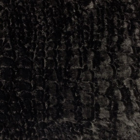 Reptile Black Faux Fur Fabric SV573449 1