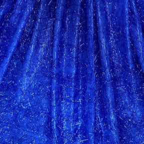 Metallic Eyelash Lame Fabric SV574644 Royal Blue 1