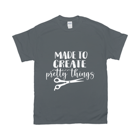 Made To Create Pretty Things Tee Apparel Dtg Tshirt Gildan 2000 S Charcoal Mens Cf 2022012903561283 Charcoal 1