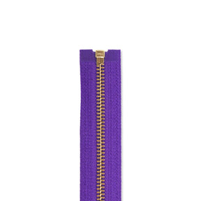 Ykk 5 Brass Separating Zipper SV578753 Royal Purple 2