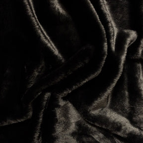 Rabbit Black Faux Fur Fabric SV573444 2