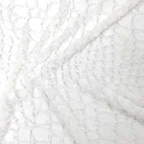 Reptile Optic White Faux Fur Fabric SV573448 2