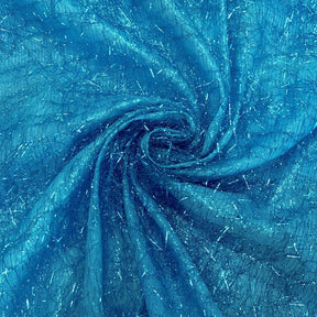 Metallic Eyelash Lame Fabric SV574640 Turquoise 2