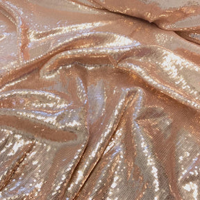 All Over Micro Sequins Starlight On Stretch Mesh Fabric