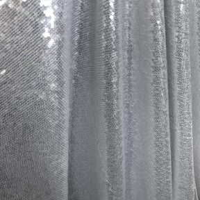 All Over Micro Sequins Starlight On Stretch Mesh Fabric