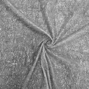 Metallic Eyelash Lame Fabric SV574636 Silver 2