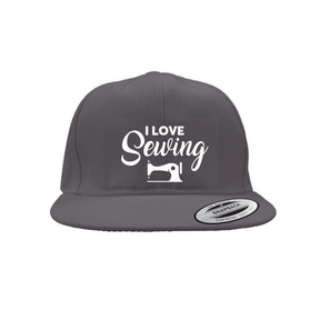 I Love Sewing Snapback Cap Caps Snapback Embroidery Darkgrey 2022020201475786 Dark Grey 1
