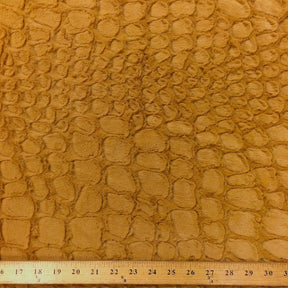 Reptile Gold Faux Fur Fabric SV573451 4