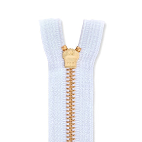 Ykk 5 Brass Separating Zipper SV578745 Bright White 2