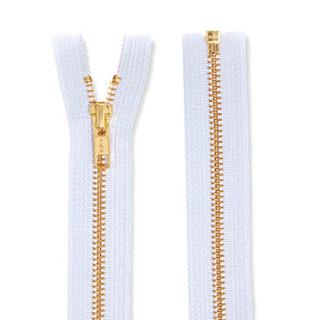 Ykk 5 Brass Separating Zipper SV578745 Bright White 3