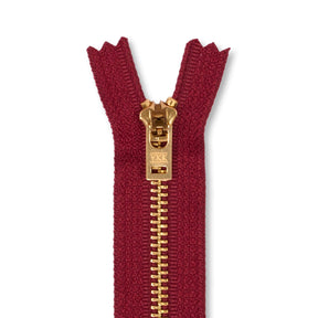 Ykk 5 Brass Closed End Jean Zipper SV578641 Bordeaux 1
