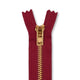 Ykk 5 Brass Closed End Jean Zipper SV578641 Bordeaux 1