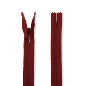 Ykk 2 Concealed Closed End Zipper SV578603 Bordeaux 3