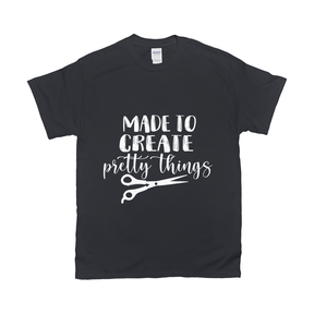 Made To Create Pretty Things Tee Apparel Dtg Tshirt Gildan 2000 S Black Mens Cf 2022012903561283 Black 1