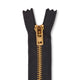 Ykk 5 Brass Closed End Jean Zipper SV578644 Black 1