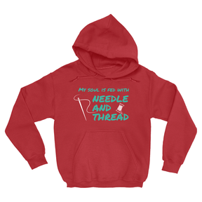 My Soul Is Fed With Needle And Thread Hoodies Apparel Dtg Hoodie Gildan 18500 S Red Mens Cf 20220131212657974 Red 1