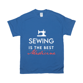 Sewing Is The Best Medicine T Shirt Apparel Dtg Tshirt Gildan 2000 S Royal Mens Cf 20220129011343939 Royal 1