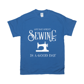 Any Day Spent Sewing Is A Good Day Tee Apparel Dtg Tshirt Gildan 2000 S Royal Mens Cf 20220129041436804 Royal 1