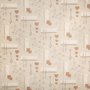 Suppertime Oilcloth Fabric SV578085 Terracotta 2
