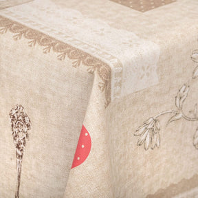 Suppertime Oilcloth Fabric SV578086 Strawberry 1