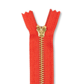 Ykk 5 Brass Closed End Jean Zipper SV578640 Atom Red 2